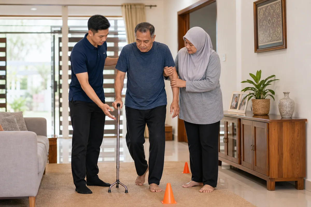Corporate On-Site Physiotherapy physiotherapy illustration for patients in Johor
