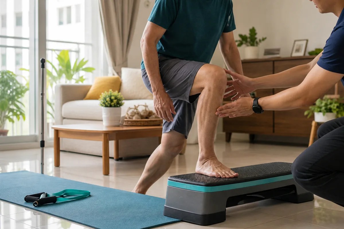 Physiotherapy recovery pathway after Achilles tendon repair in Johor